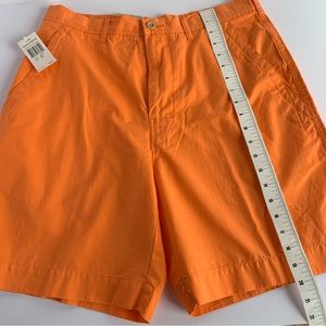 Nautica New Ladies Orange Shorts Soft Cotton NWT Size 32W